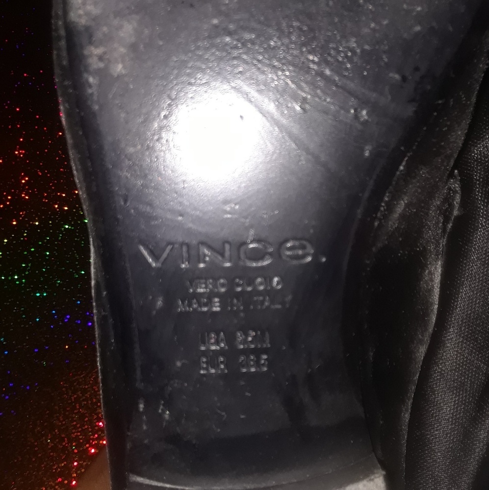 Vince Black Velvet Loafers - Picture 8 of 8